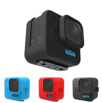 Силиконов калъф против надраскване Меки аксесоари за спортни фотоапарати с пълно покритие Сменяема защита за GoPro Hero 11 Black Mini