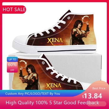 Xena Warrior Princess High Top Sneakers Mens Womens Teenager High Quality Gabrielle Canvas Sneaker Casual Shoe Customize Shoes