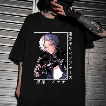 Японско аниме Tokyo Revengers T Shirt Men Harajuku Kurokawa Izana Graphic Tees Anime T-Shirt Unisex Summer Tops Tshirt Male 90S