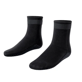 Неопренови топли супер еластични чорапи за гмуркане, нехлъзгащи, плавници за шнорхелинг на плажа, устойчиви на износване чорапи до глезена, 3mm