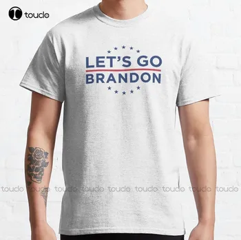 Lets Go Брандън Класическа тениска Персонализирана Aldult Teen Унисекс цифров печат Tee Shirt Персонализирана Aldult Teen Унисекс мода Смешни Нови