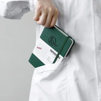 номериран Ruled/squared/blank 100gsm Pocket Notepad Journal Paper Notebook Acid-free Bleed 188 Страници от дневника с твърди корици No Thick