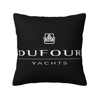 Dufour Yachts Square Pillowcase 45x45cm полиестерна възглавница Cover Калъфка за възглавница Soft Cozy Throw Pillow Cover за домашен диван