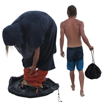 Неопренов костюм чанта смяна мат водоустойчив плуване мокри костюми организатор Sotrage за мъже жени преносим плаж гмуркане костюм плаж сърф